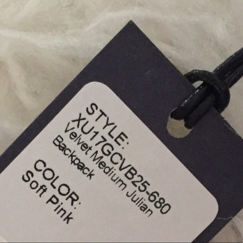 Rebecca Minkoff Velvet Medium Julian Backpack Pink - Picture 5 of 7